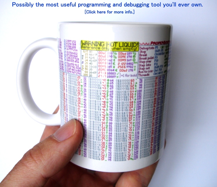 Click here for the DEBUG-U-MUG users' guide and where to buy one.